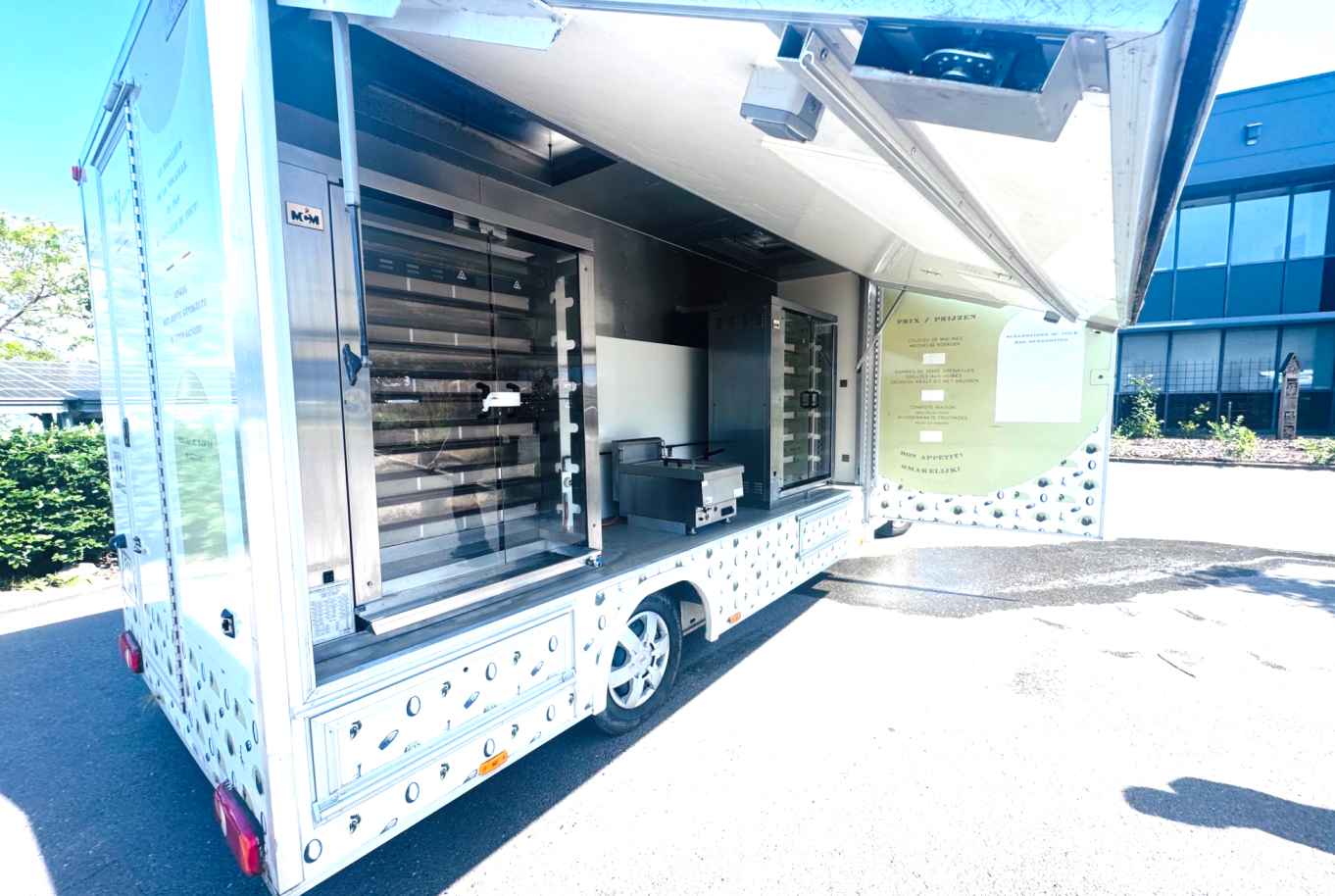 Food truck rôtisserie | Deux rôtissoires | Très bon état