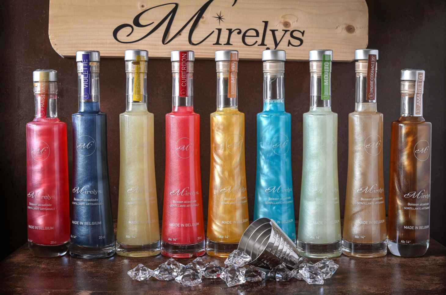 Marque européenne d’alcools scintillants unique sur le marché